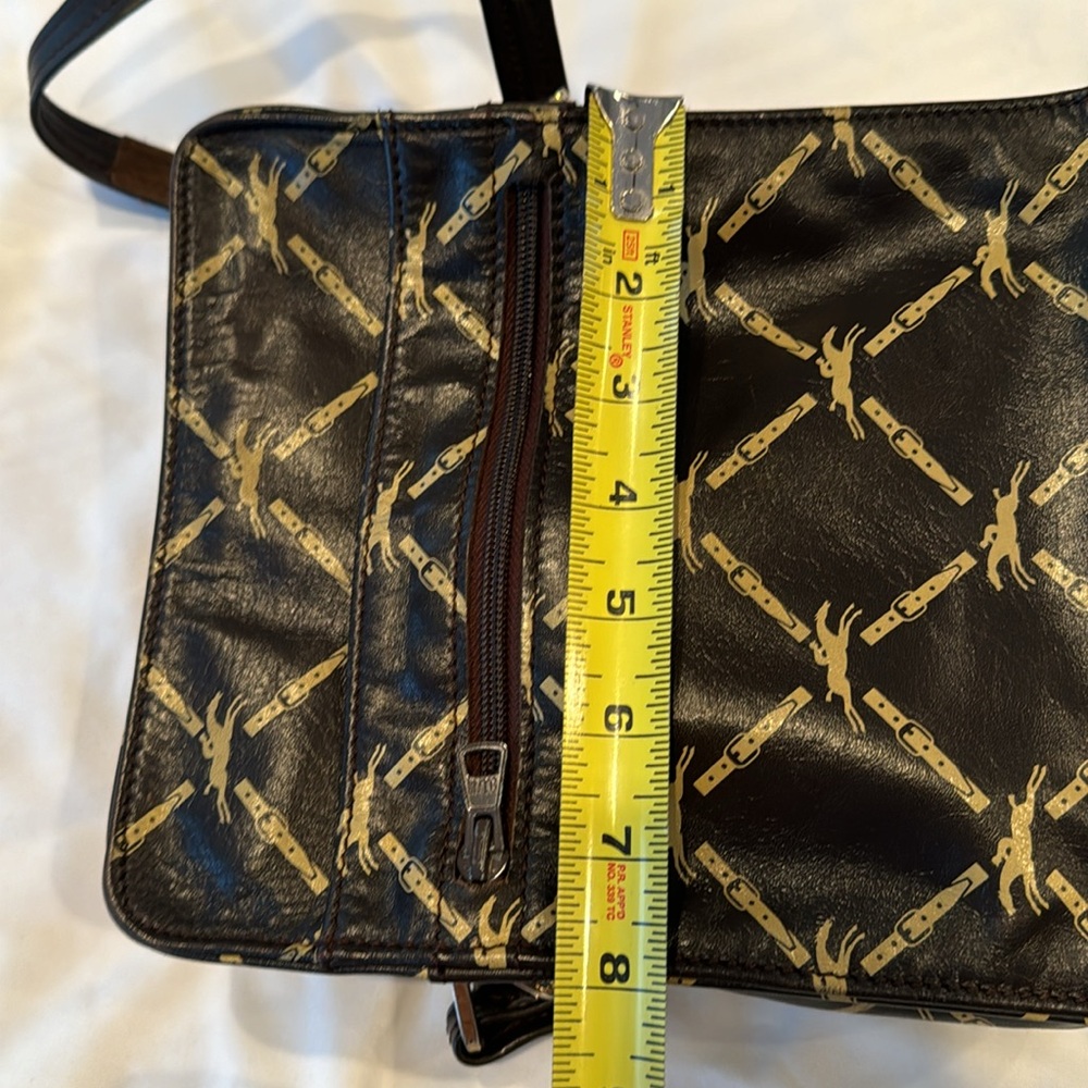 LONGCHAMP Vintage logo Brown Crossbody/ shoulder bag, Camera bag, 2outer pockets - Picture 16 of 16